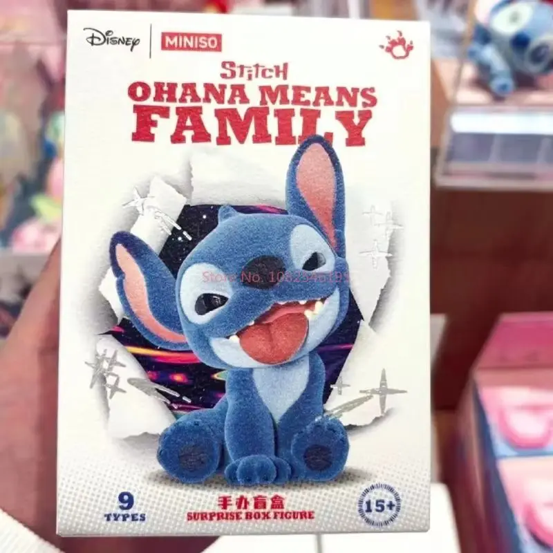 Подлинная стежка Ohana Means Family Series слепая коробка Kawaii Stitch украшения Mystery Box Decora аниме фигурка коллекция подарки игрушка