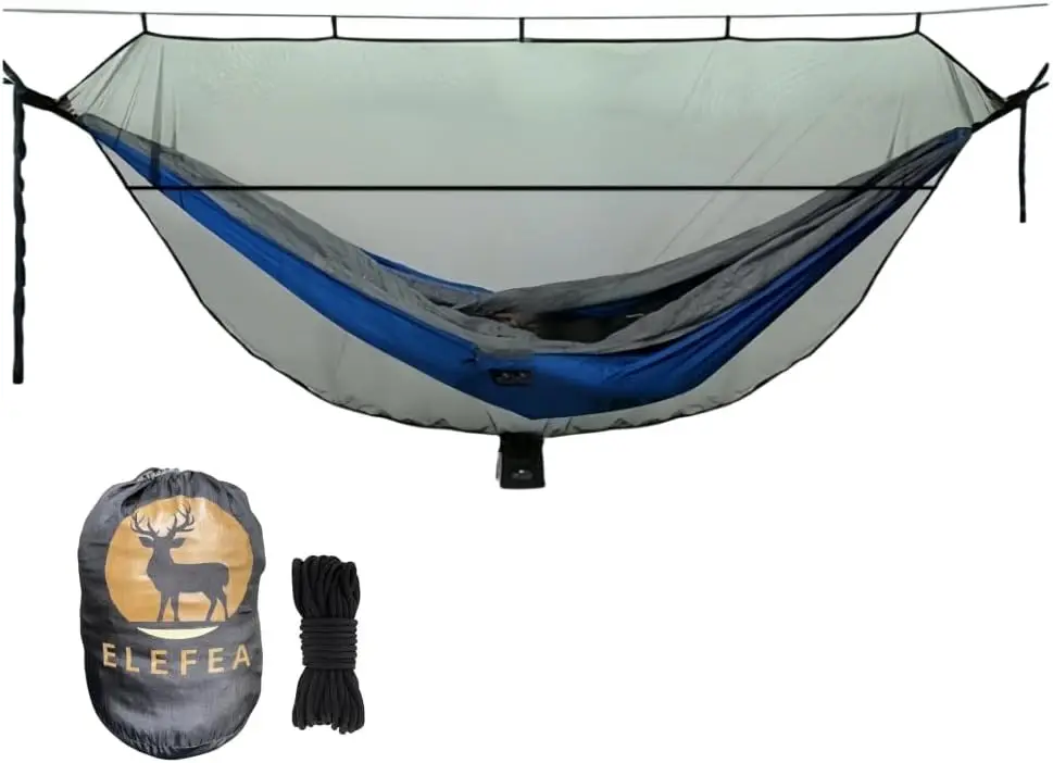 

Hammo Mosquito Net, Extra Large Opening,Camping & Hiking Accessory,Anti-Mosquito Protection,Lightweight & Portable,Compatible