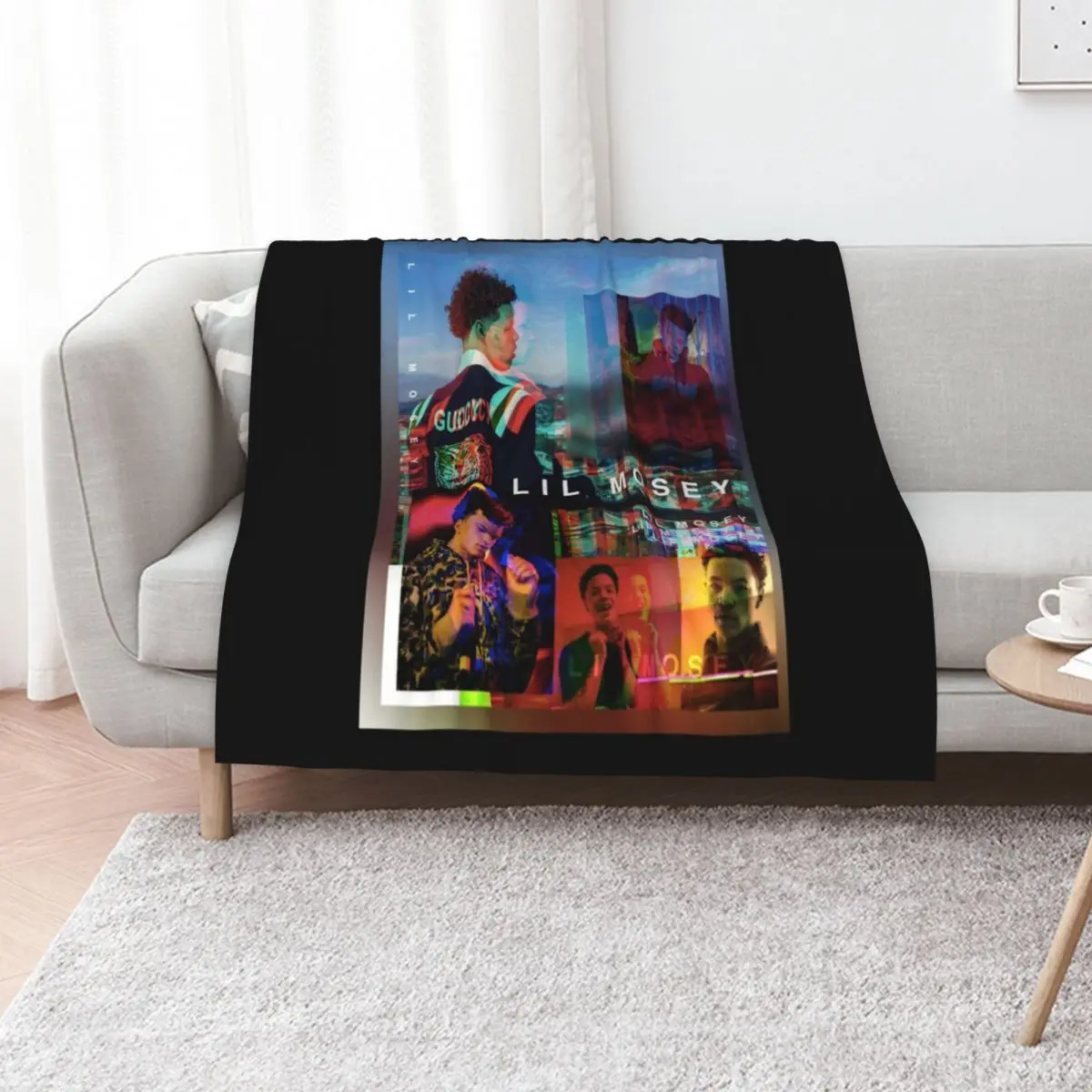 

Lil Mosey Shirt Lil Mosey Merch Lil Mosey Merch Art & Gear 6 Throw Blanket Luxury Flannel Fabric Moving for winter Blankets