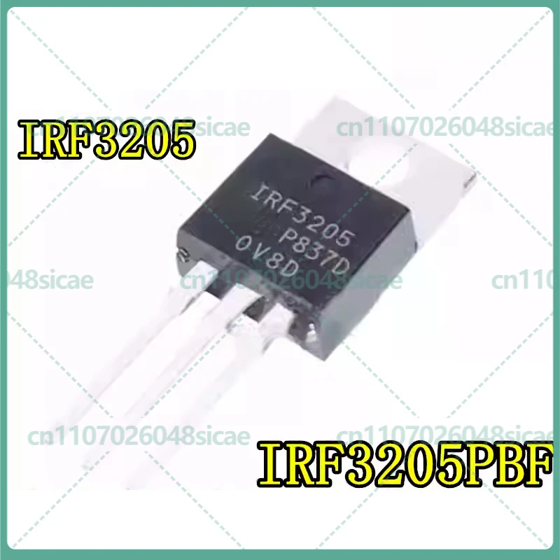 

10-50 шт. IRF3205PBF - TO-220 N-канальный полевой транзистор MOSFET с поверхностным монтажом, 55 В/110 А