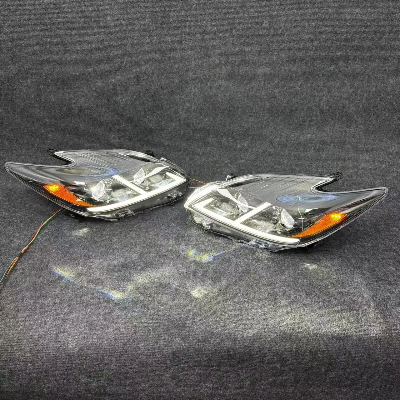 DK Motion Car HeadLight Accessories Auto Parts Led HeadLamp for Toyota Prius 2009 2010 2011 2012 2013 2014 2015 Upgrade