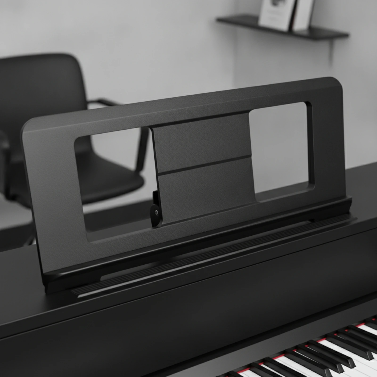 Digital Piano Music Rest Compact Keyboard Music Stand Large Low-Profile for Pianists, Home Studios, Practice Rooms view 4