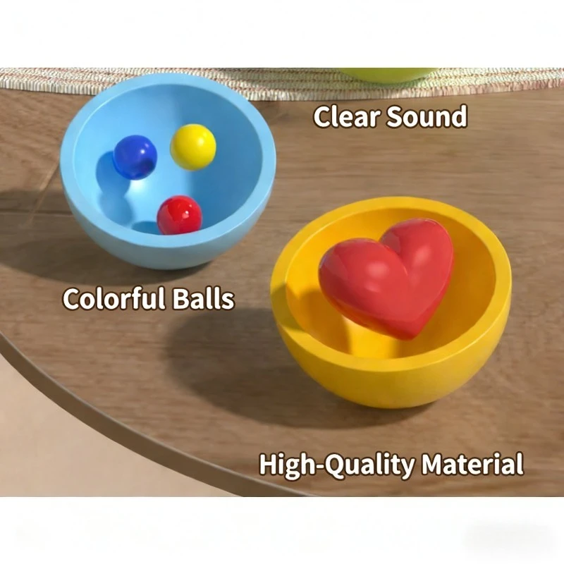 Baby Pfau Drückhand-Griffbrett Musikring-Spielzeug Vorschul-Puzzle Fingertrainingsspielzeug Spaßiger Stressabbau-Ball aus Sicherheitsmaterial