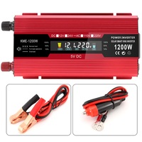 12V 24V To 220V 2000W/1200W/500W Portable Car Charger Converter USB Output DC to AC Modified Sine Wave Adapter Power Inverter