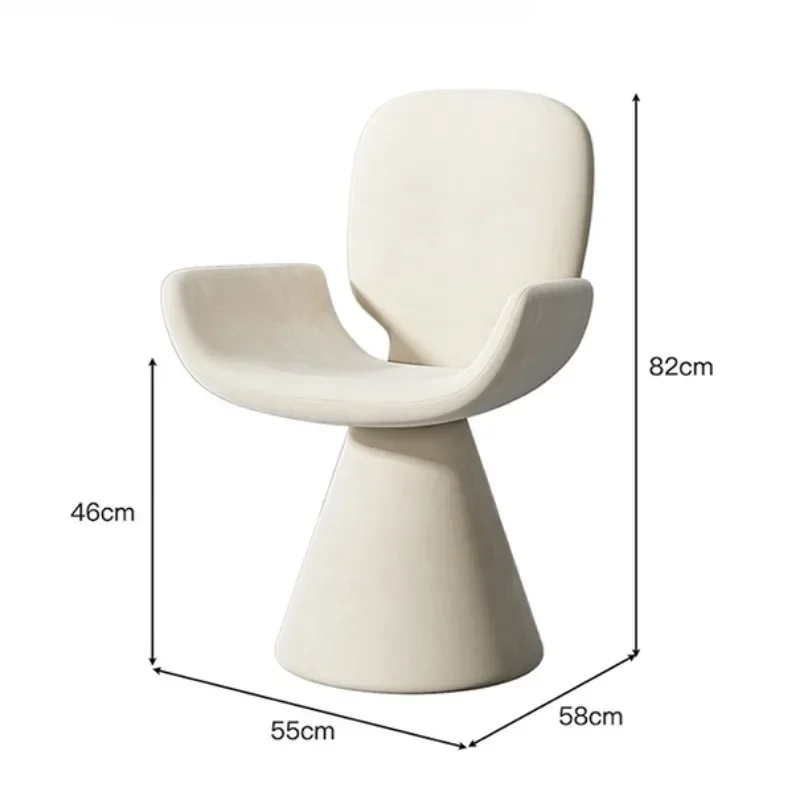 

*Nordic Accent Dining Chairs White Modern Hotel Waiting Chairs Hotel Relax Kitchen Sillas Para Comedor Living Room Furniture