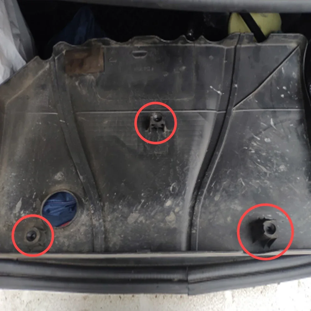 car hood cover screw cushion clip engine rubber mounting bush under plate protective for ford focus mk2 2004-2011 accessories