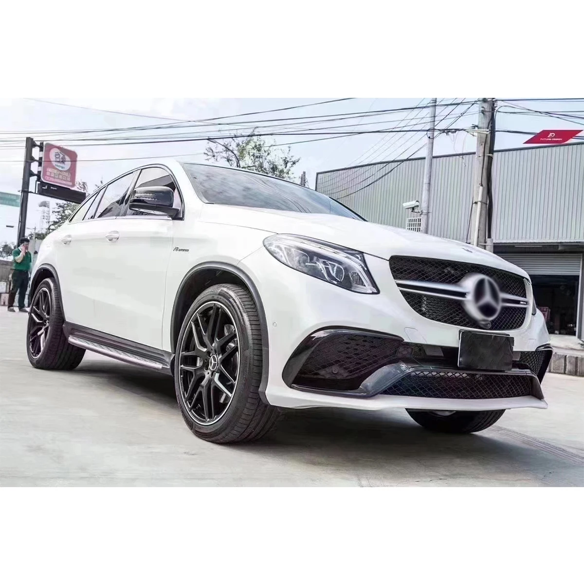 

Модификация до GLE63 Coupe AMG, комплект кузова автомобиля, бампер для Mercedes Benz GLE Coupe C292 W292 2015 2016 2017 2018 2019