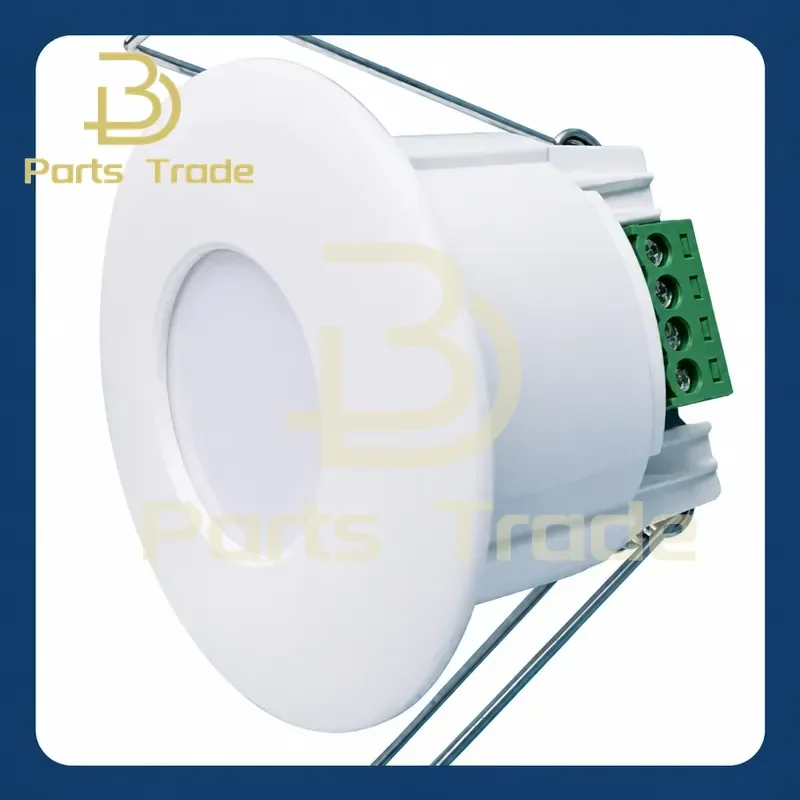 40mm Recessed Human Static Presence Sensor Motion Stationary Embedded Ceiling Detector Switch Dry Contact or RS485 Modbus