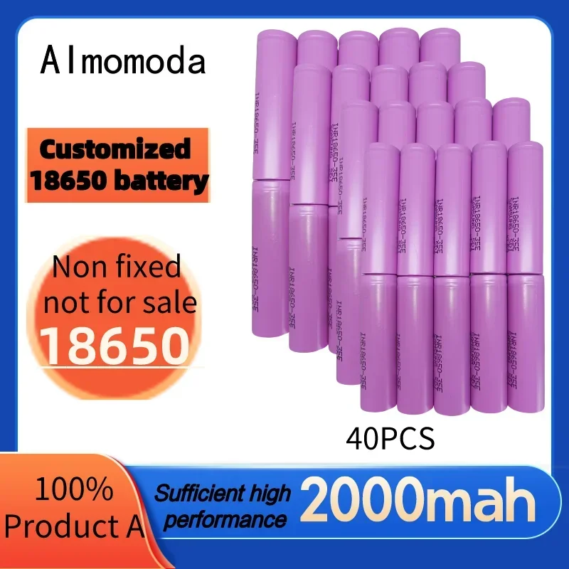 Free shipping to South Korea and Europe. Best selling 3-star 18650-35E 3.7V3500Mah 5C discharge 3.7V lithium-ion battery+charger