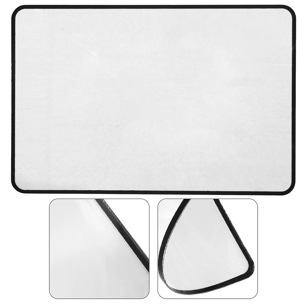 

2pcs PVC Bookmark 120x180mm Ultra Thin Full Page Reading Glass Clear Transparent Bookmarks for Reading