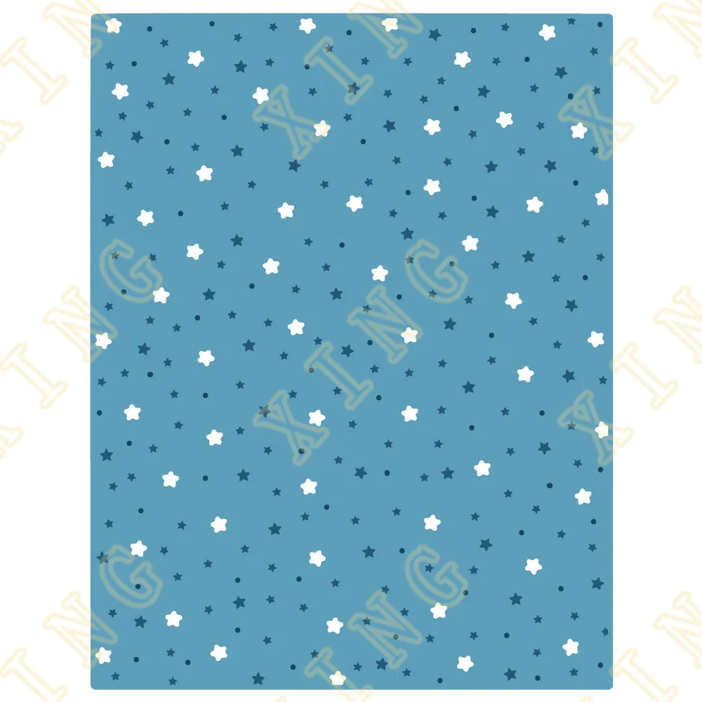 Scattered Stars A2 Cover Plate Metal Cutting Dies 2023 Arrival New Cut Die Various Card Series Scrapbook DIY Paper Craft