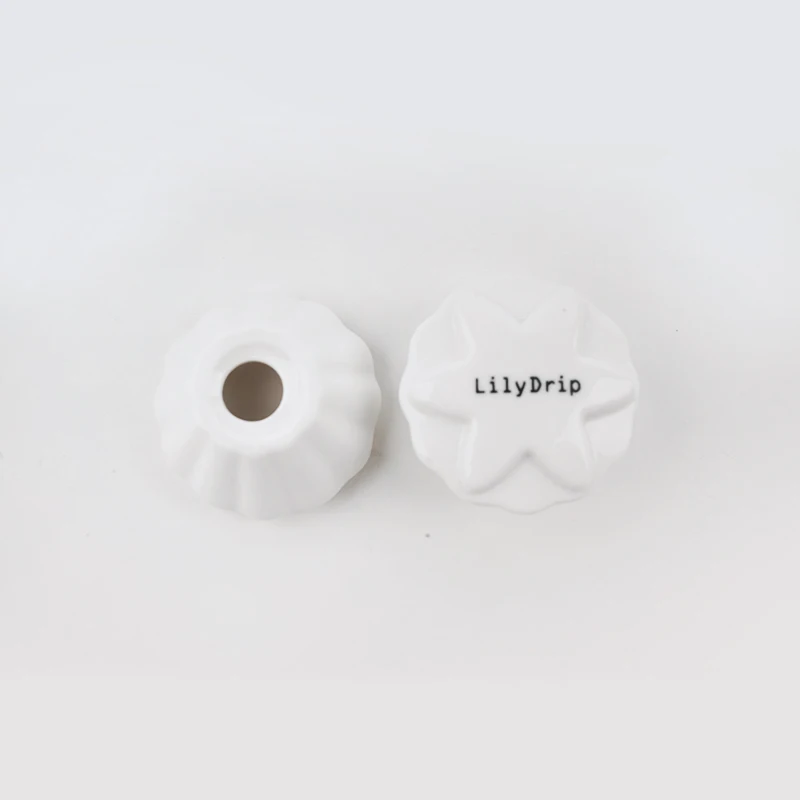 Lilydrip Ceramic LOTOS Pour Over Coffee Dripper Transformer Brewer Assistant Make Wave Paper Filter