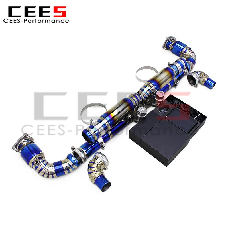 

cees Tuning Exhaust System for Porsche 911 997/997.2 Turbo S 3.8T 2010-2013 Car Exhaust Catback Pipes Valvetronic Muffler