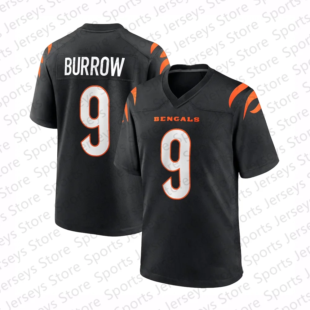 Jersey de fútbol americano Joe Burrow para hombres y mujeres, camiseta de entrenamiento de fútbol para niños, Tigre, nuevo