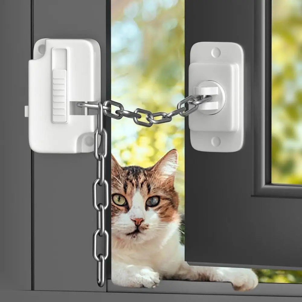 Adjustable Window Kid Security Lock Self Adhesive No Drilling Window Restrictor
