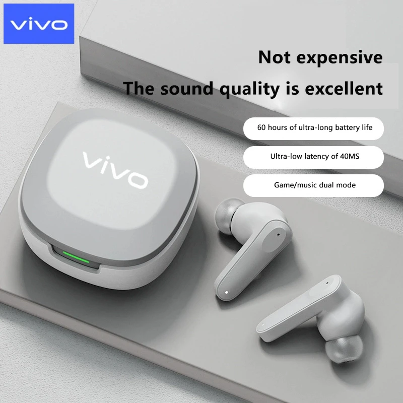 VIVO A98 couteurs sans fil Bluetooth 5.4 casque suppression du bruit couteurs intra-auriculaires tanches avec Microphone longue dure de vie de la batterie