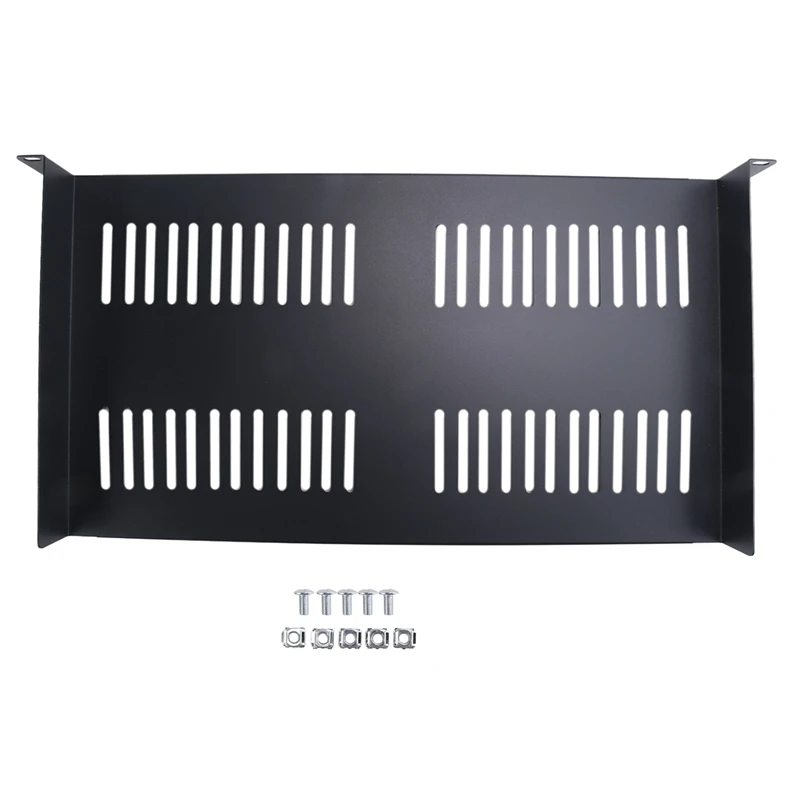 

1U Server Rack Mount Shelf Vented Cantilever Tray For 19Inch Network Equipment Rack & Cabinet, Easy To Use Fine Workmanship