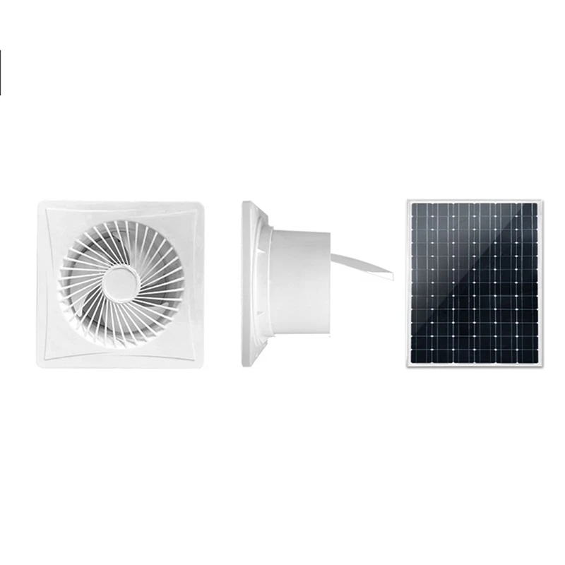 

Solar Brushless Fan Shed Ventilation Fan 17W Solar Panel With 8 Inch For Shed Ventilation,Chicken Coops,Pet Houses