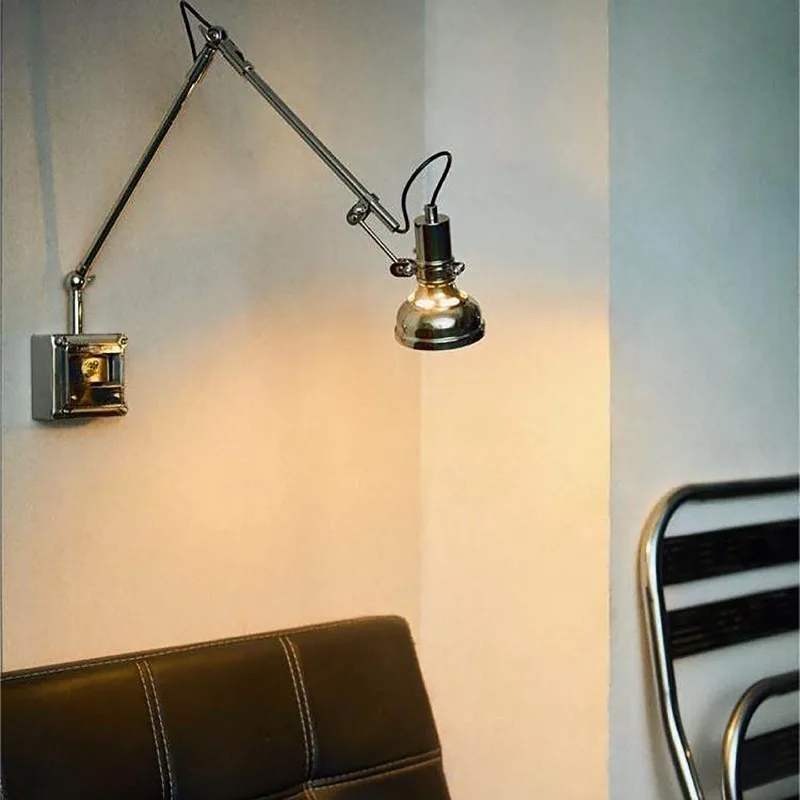 American Industrial Retro Metal Wall Lamps Modern Personality Rocker Arm Sconces Living Room Restaurant Cafe Decorative Fixture