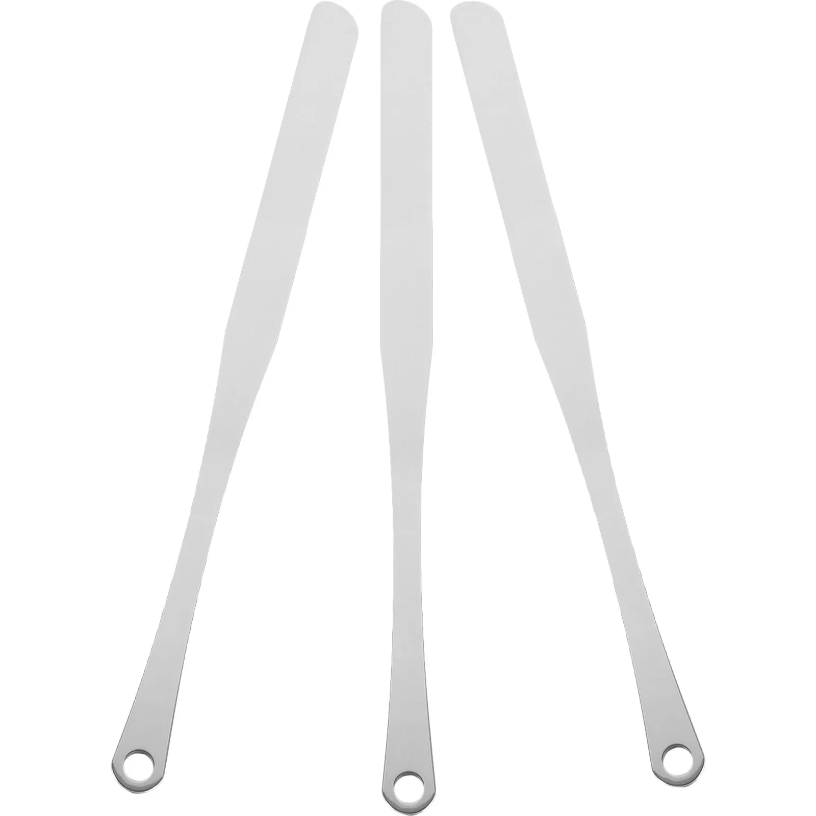 3pcs Stainless Steel Foundation Spatula Set – Makeup Mixing Tool for Face, Nail Art & Beauty Palette