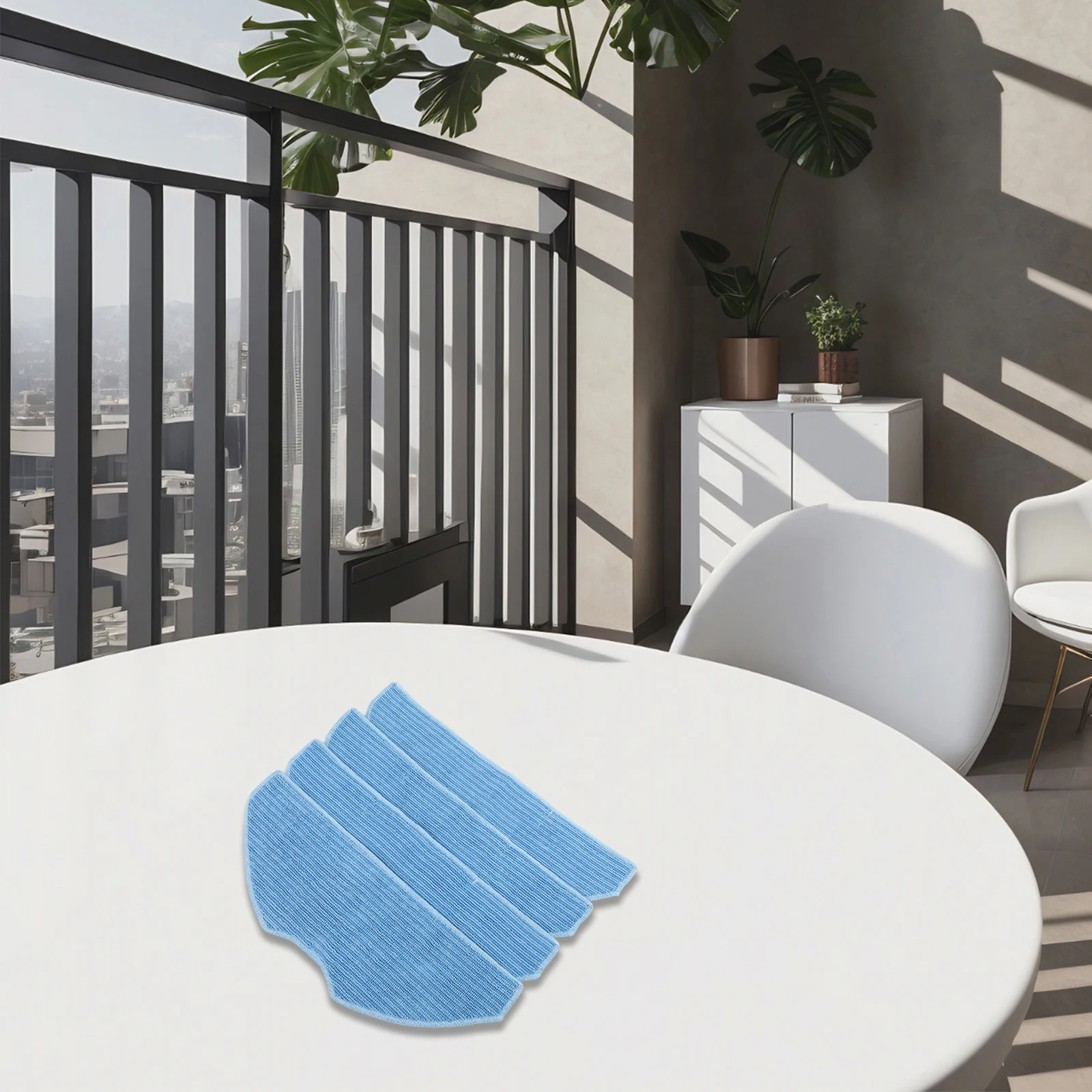 Floor Mop Pads Cleaning Pads Daily Cleaning 10 Pieces Appliance Hygienic Cleaning Long Service Life Microfiber Material