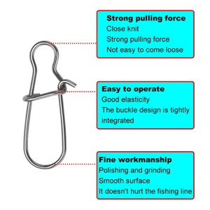 Paslanmaz çelik Balıkçılık Döner Konnektör Kanca Hattı Clipart Klipsli Karabinalar Raptiye Balıkçılık Snaps Araçları 50 Adet Satır numarasındaki konilerin ilk 10 satışı 9'dur