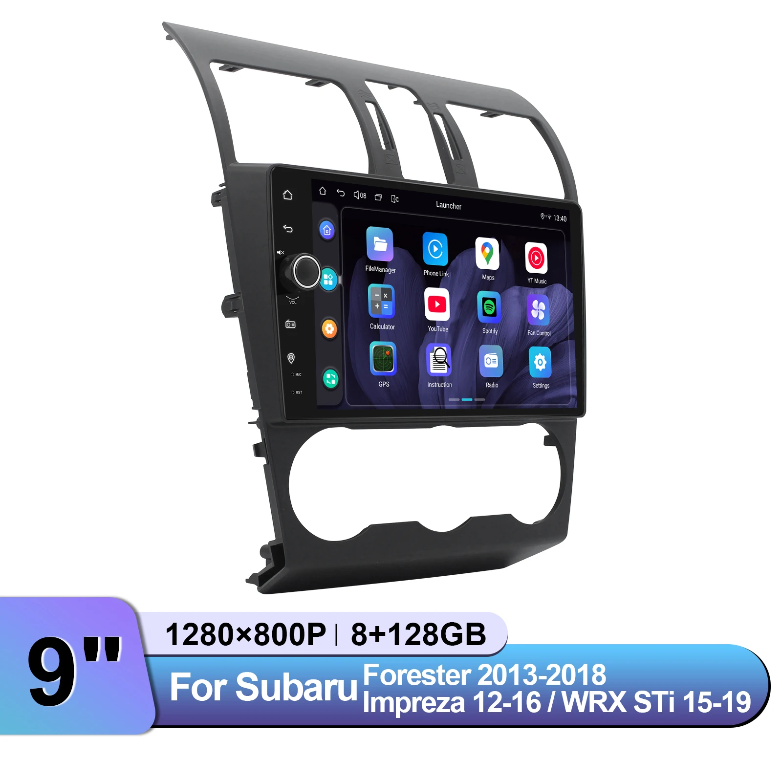 JOYING Plug & Play 9 "Android 13 راديو ستيريو للسيارة لسوبارو فورستر/امبريزا/WRX STi 2012-2019 Carplay بلوتوث بدون استخدام اليدين #4