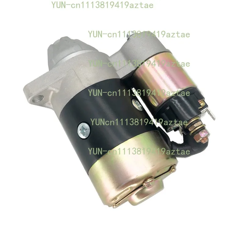 QD114A Starter Motor,12V 0.8KW Pure Copper Starter for 170F 178F 186F Air‑Cooled Diesel Engine, Generator Replacement Spare Part