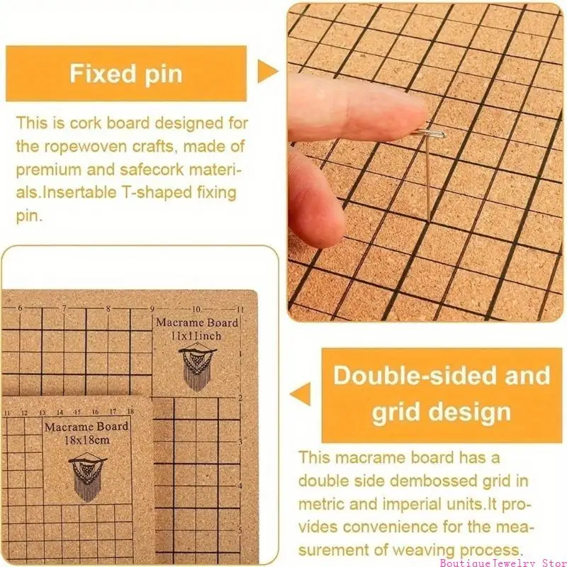 E1PE Soft Board Set with Instructions Reusable Braiding Mat for Bracelet Making