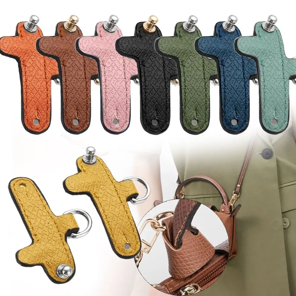 Strap Accessories Replacement Free Punching Shoulder Strap Buckle Genuine Leather Hang Buckle For Longchamp Bag Strap Buckle