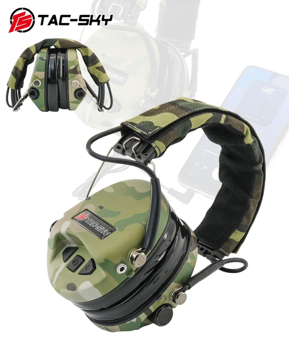 

TS TAC-SKY Tactical Headset SORDINIPSC Airsoft Shooting Headphones Electronic Hearing Protection Shooting Hunting Earmuffs MC