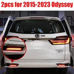2PCS for Honda 2015-2022 Odyssey Multi-Function LED Rear Bumper Light Rear Fog Lamp Auto Bulb Brake Light Reflector