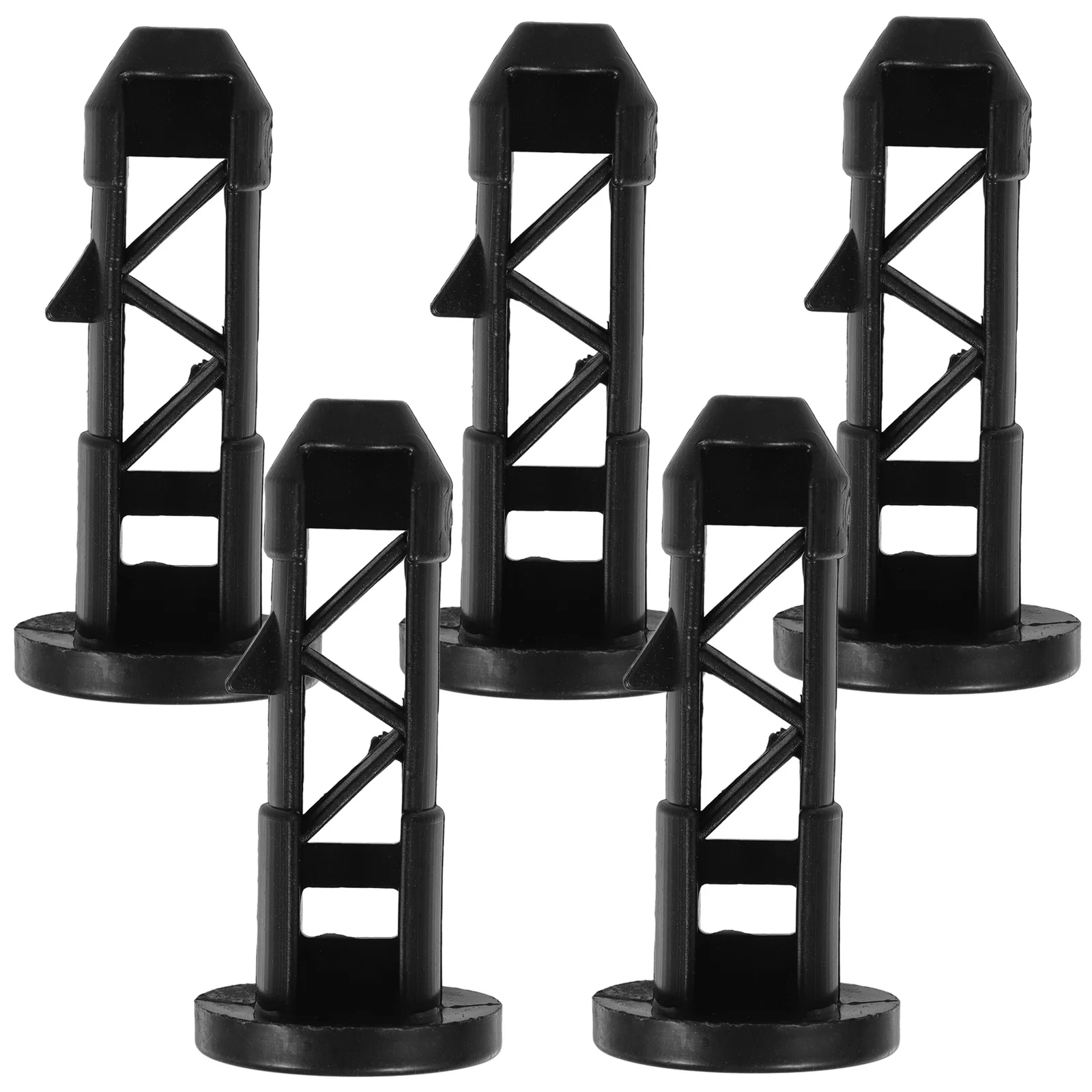 

5pcs Trash Can Lid Hinged Pins 240L Plastic Latches Dustbin Cover Link Bolts Compatible Models Easy Installation Secure