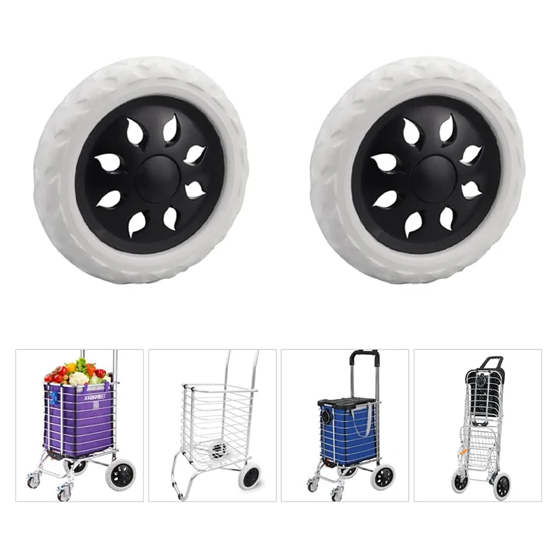 Wheelchair Replacement Caster Shopping Cart Luggage Replacement Wheel Small Cart Trailer Spare Wheel