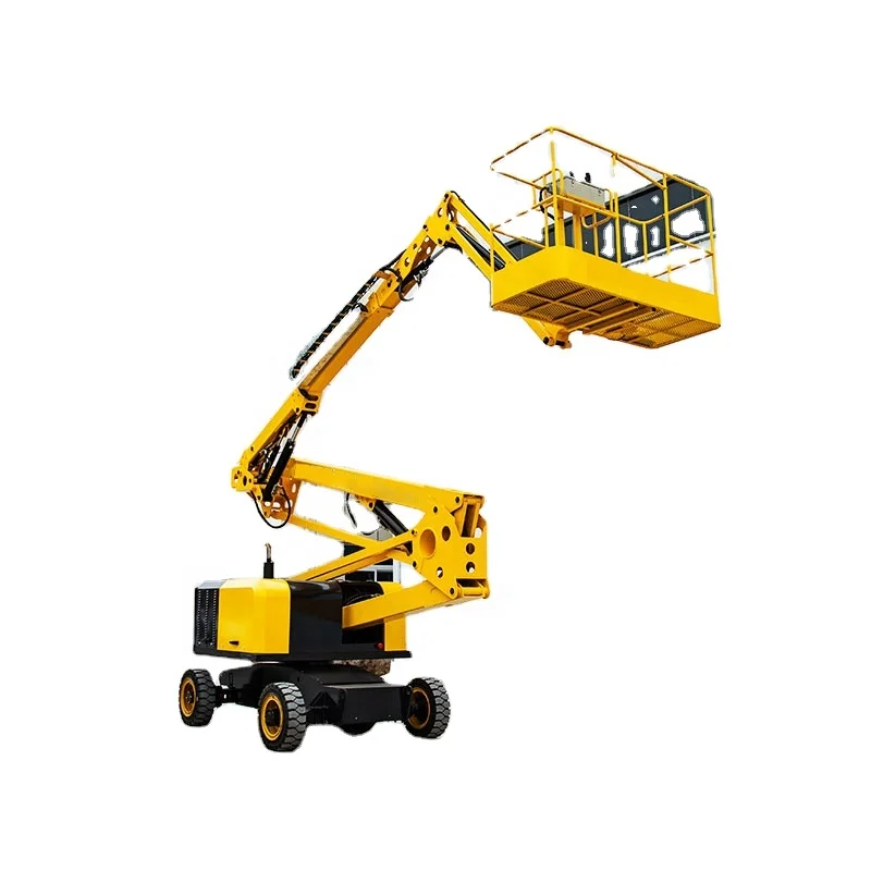 YG 8M Boom Lift Telescoping Platform On Truck Widely Using Articulating Boom Lifting Rise Articulated Boom Lifts Machinery Price