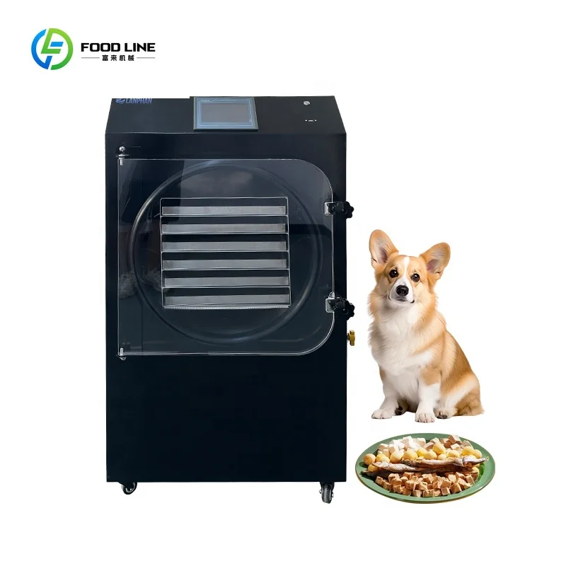 FOODLINE Customized Sprace 2m2 HFD-20 Vacuum Large Lyophilizer Food Grade Freeze Dryer Drying Machine for Home Use 6 Trays