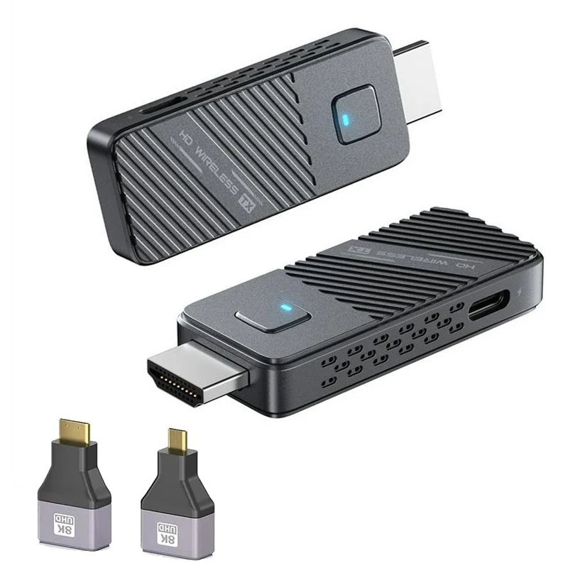 

165FT/50M Long Range Wireless HDMI-compatible Transmitter and Receiver 1080P HD Extender Kit for PC Monitor Projector HDTV