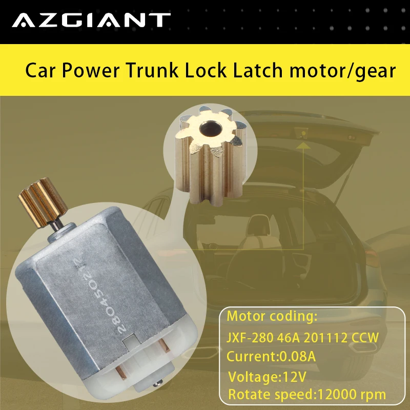 

Azgiant Car Trunk Lock Actuator Latch Release Door Lock Motor 8 Teeth Gear For Fiat Bravo/Punto 199/Grande Punto Auto Parts DIY