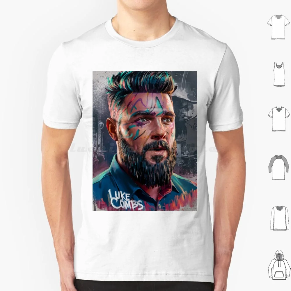 Luke Combs T Shirt Cotton Men Women DIY Print Combs Luke Combs Luke Country Country Music Music Forever After All Luke Combs