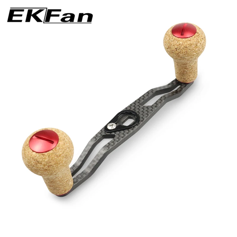 EKFan Mango Carrete Carbono Corcho 32G Empuñadura para Pesca - imagen 2