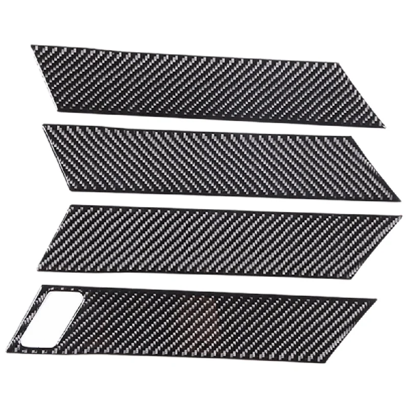 

AU34-1 Set Car Door Armrests Decorated Carbon Fiber Black Armrests Decorated For 22-23 Toyota