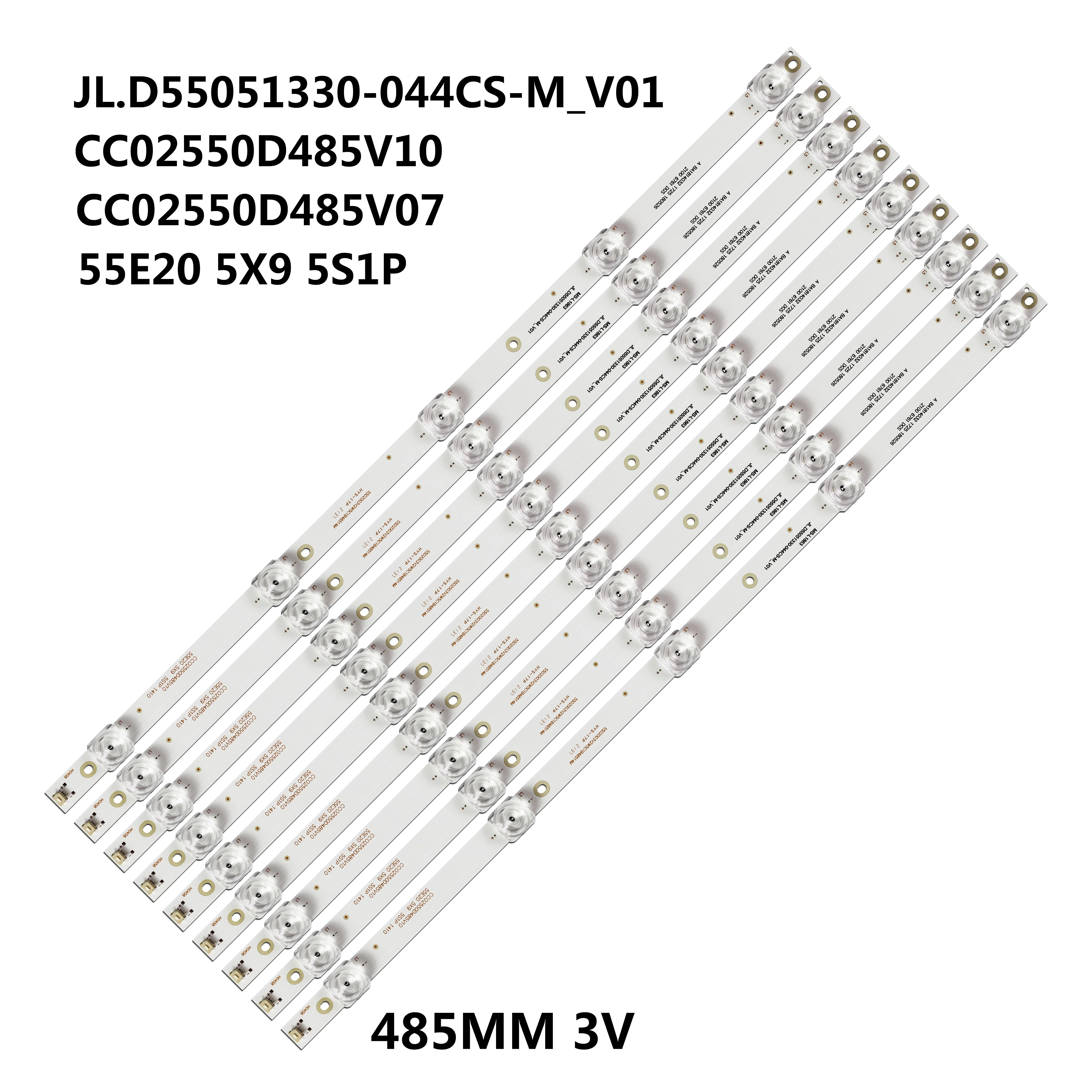 

Для DEXP U55F8000Q/G U55E9000Q U55E9100Q LED55UA8100 U55W K55S U55V QT55I90ID светодиодная подсветка 55E20 5X9 5S1P CC02550D485V10
