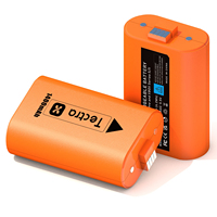 2PCS 1400mAh Li-ion Batteries for Xbox One, Xbox One S, Xbox One X, Xbox One Elite Wireless Controller Gamepads