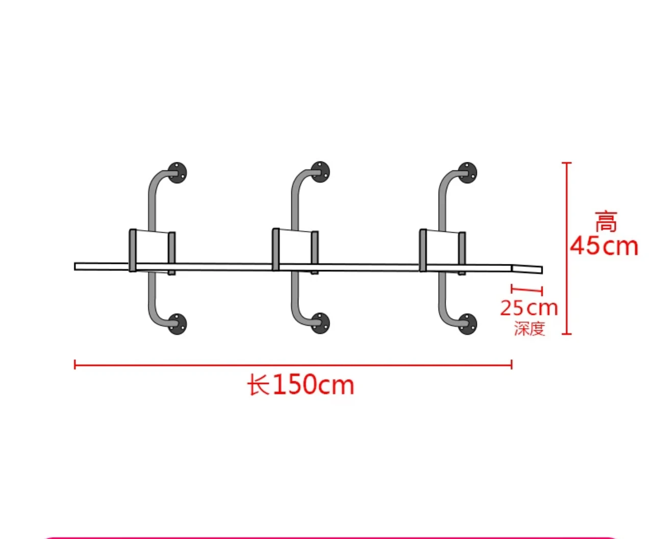 

Wall rack beauty nail shop wall display rack wall bookshelf multi-layer storage rack flower rack has strong bearing capacity.