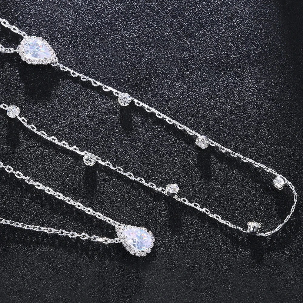Stonefans Zircon Water Drop Cr - Body Jewelry For Backless Dress ulasan dan harga