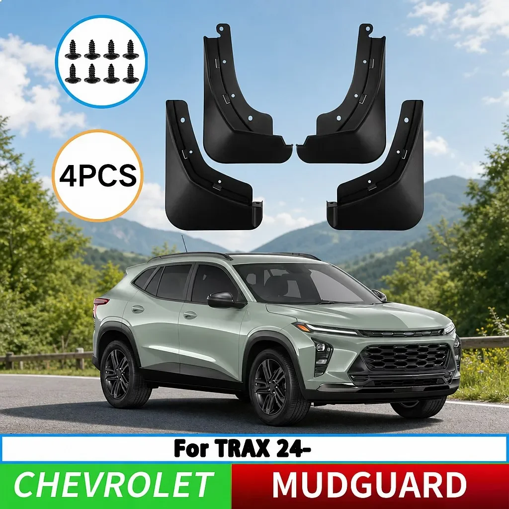 

For Chevy Trax 2024 Mud Flaps Splash Guards Front Rear Wheel Fenders 4pcs