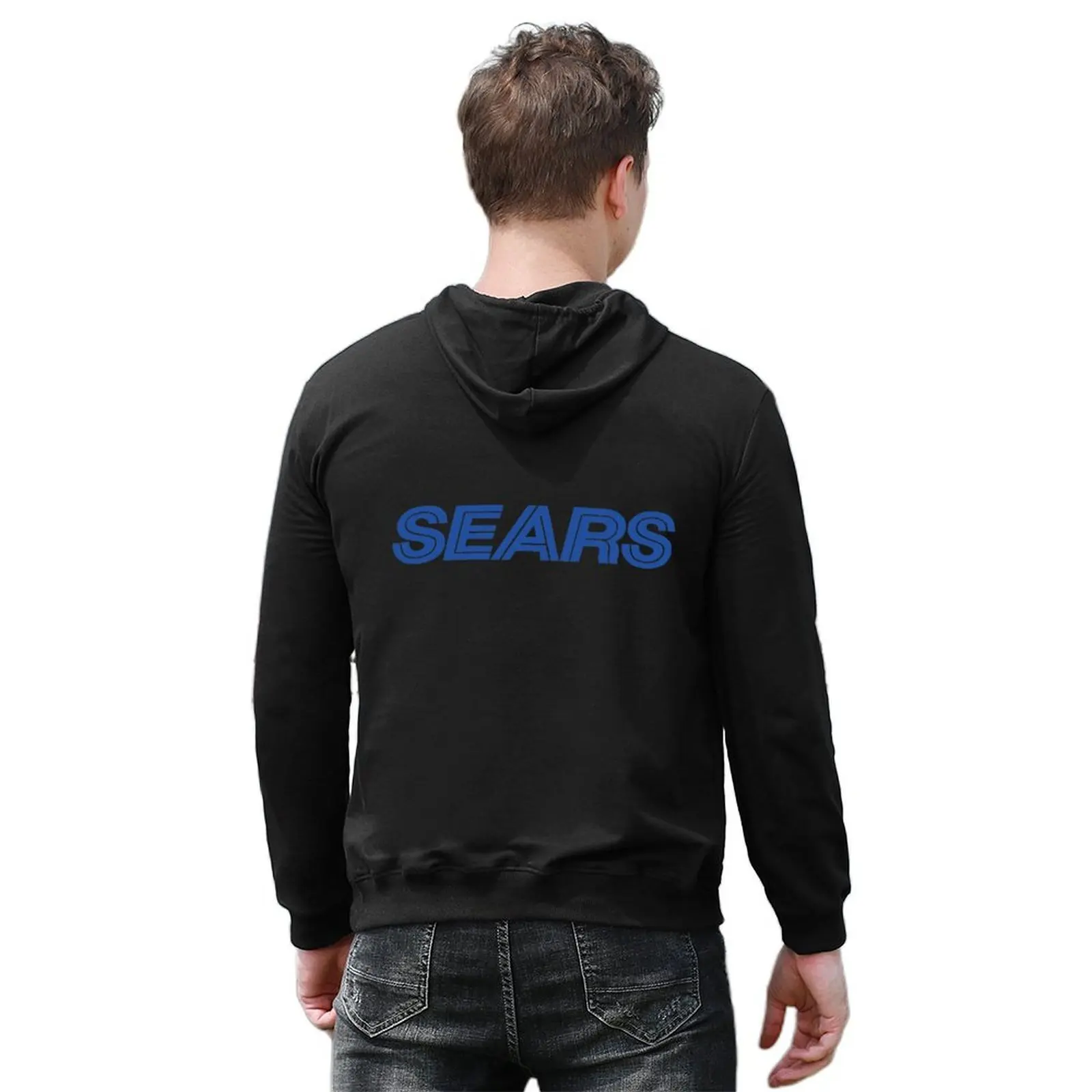 Sears هوديي الخريف أنيمي ملابس الرجال الخريف ملابس الشتاء ملابس جديدة مقنعين المحملة
