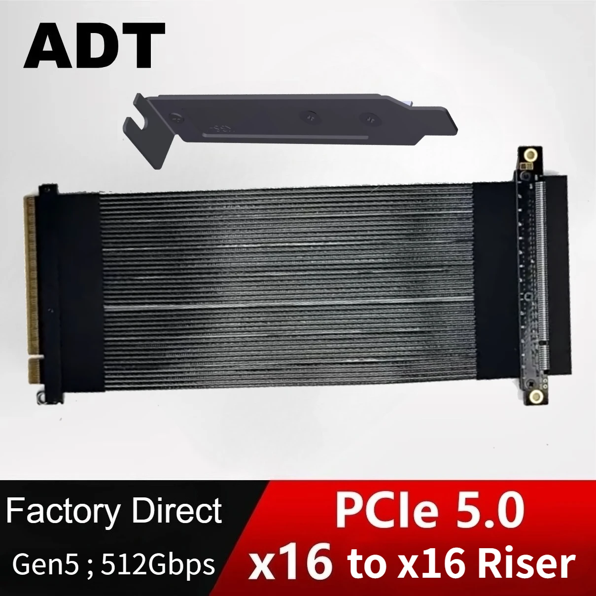 cavo-riser-gpu-pci-e-50-x16-gen5-a-basso-profilo-estensione-scheda-grafica-ad-alta-velocita-512gbps-5-100cm-per-nuove-serie-gpu-nvidia-amd