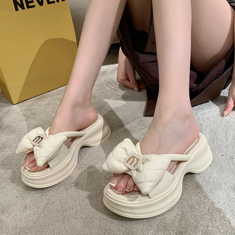 

New Brand New Flip Flops Summer Fashion Women Shoes Slippers Design Wedge Platform Shoe High Heels Sandals Sexy Slipper