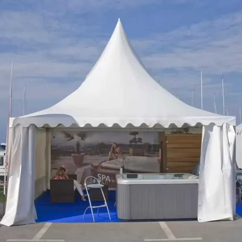 for 20x20ft Canopy Tent Heavy Duty Aluminum Frame Waterproof PVC Pagoda Umbrella for Outdoor Party Events Sale